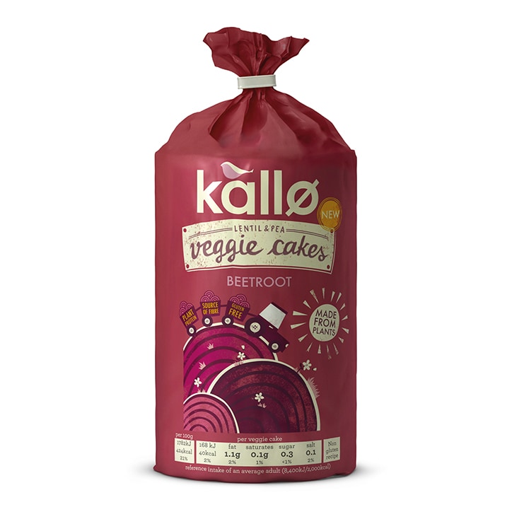 Kallo Beetroot & Balsamic Veggie cakes