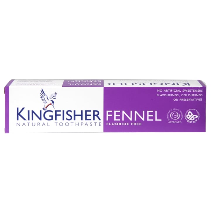 Kingfisher Fluoride Free Fennel toothpaste