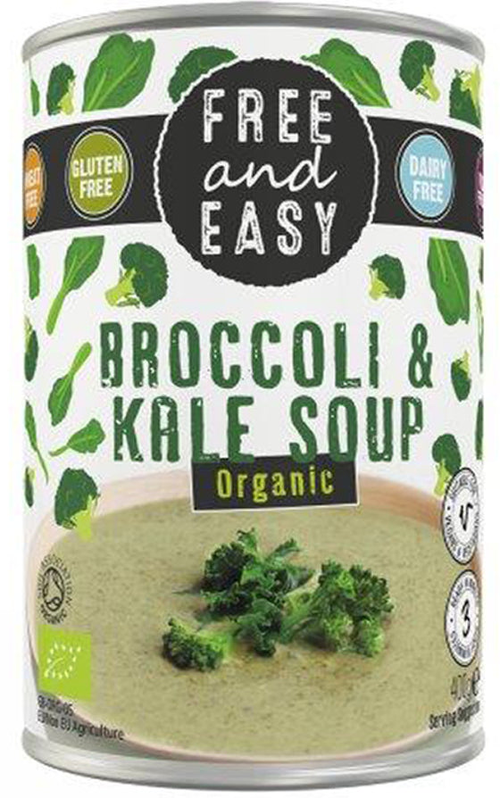 Free & Easy Broccoli & Kale soup