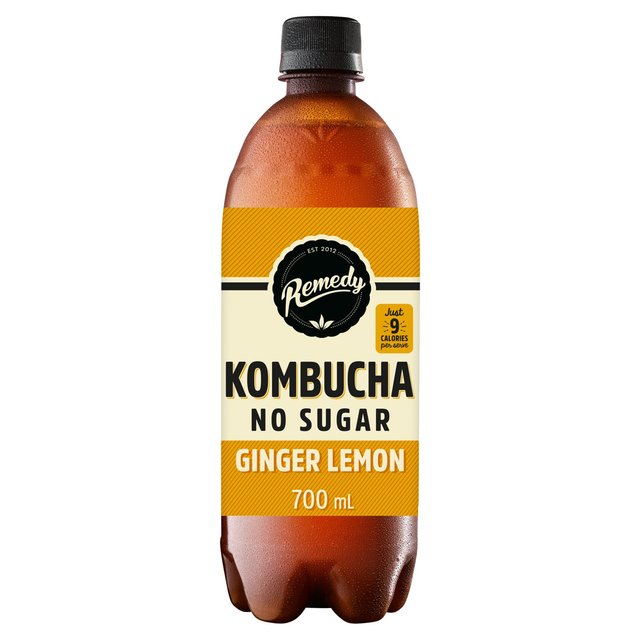 Remedy Kombucha ginger & lemon 750ml