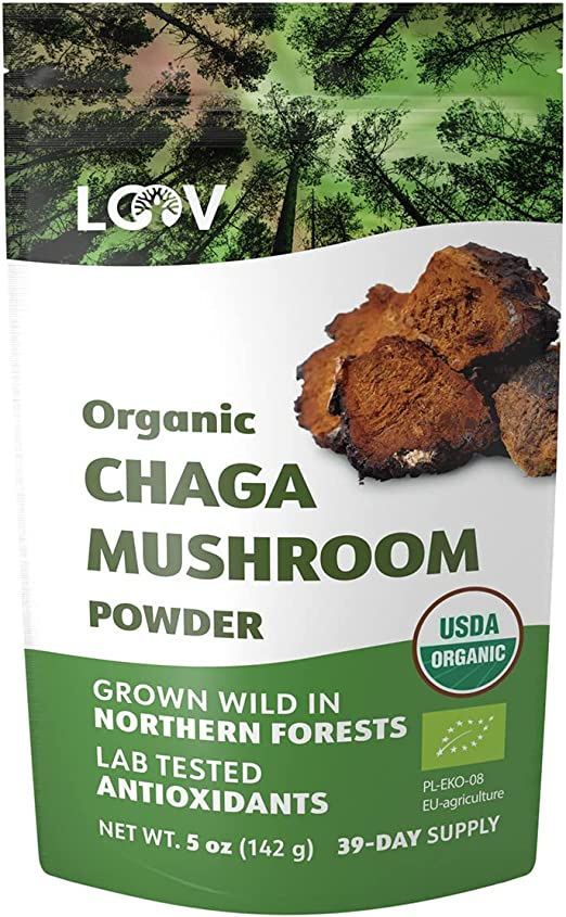 Loov Organic Chaga Mushroom Powder