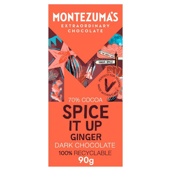 Montezuma's Spice it Up Ginger Chocolate 90g