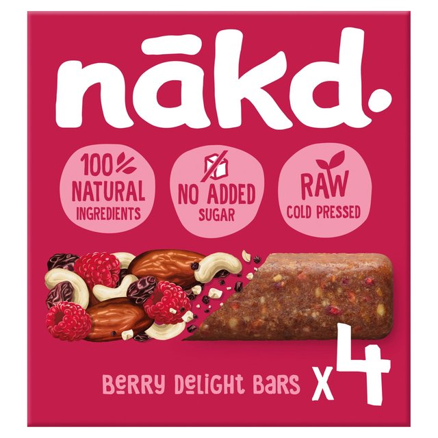 Nakd Berry Delight Bars 4 pack