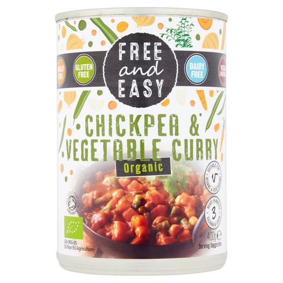 Free & Easy Chickpea & Vegetable curry