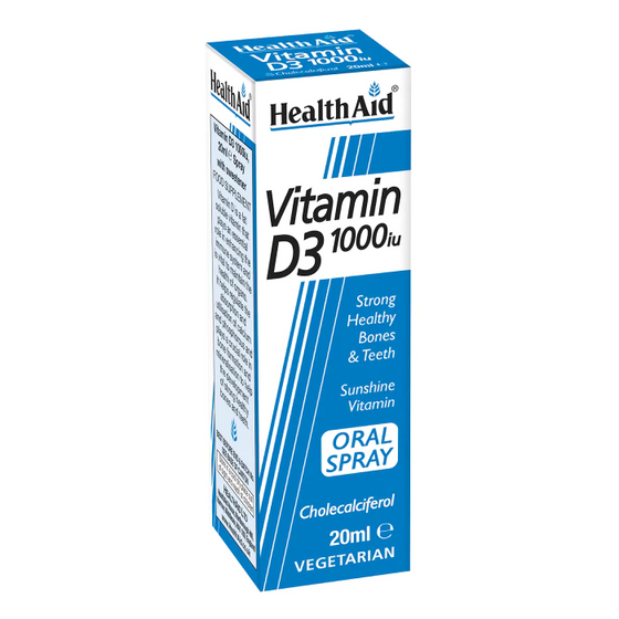 HealthAid Vitamin D3 1000iu Oral Spray