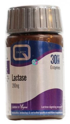 Quest Lactase Enzyme 200mg 30 tablets