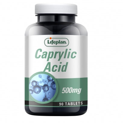 Lifeplan Caprylic Acid 500mg 90s