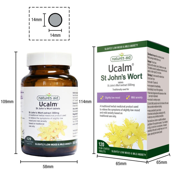 Nature’s Aid Ucalm St John’s Wort 120s