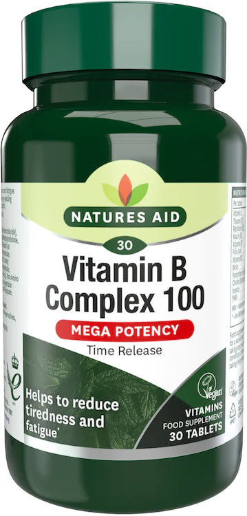 Natures Aid Vitamin B Complex 100 30s