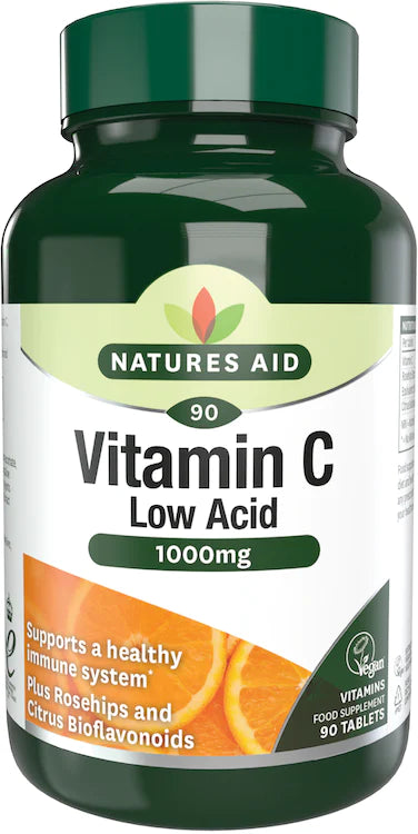 Natures Aid Vitamin C 1000mg Low Acid 90s