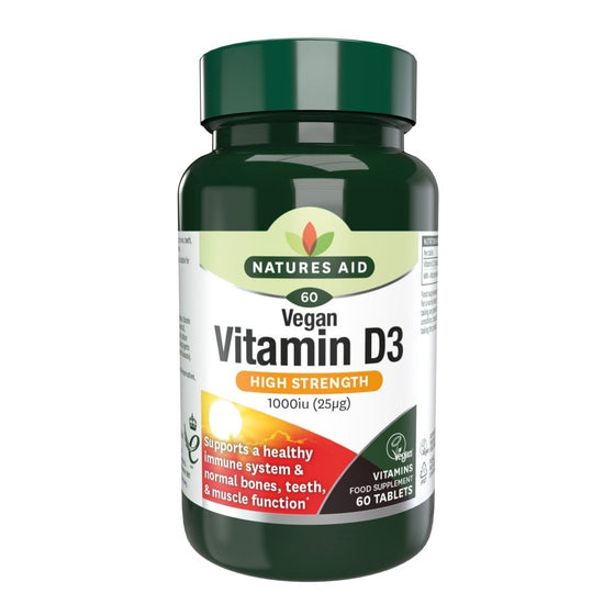 Natures Aid Vitamin D3 1000iu 90s