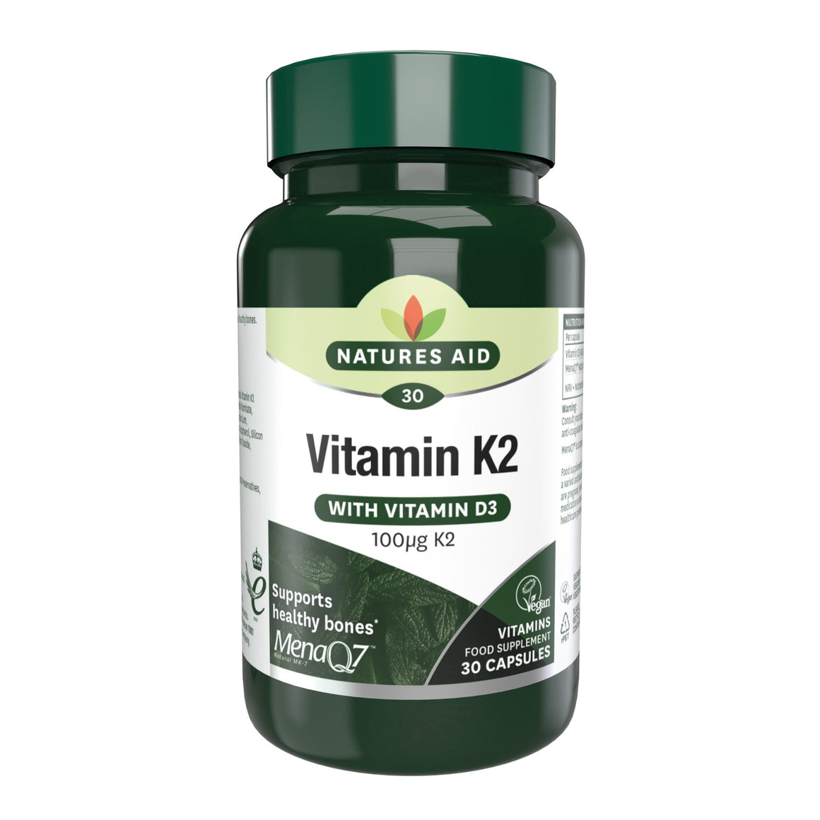 Natures Aid Vitamin K2 100ug